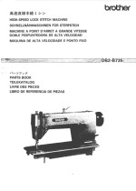 BROTHER DB2-B755Mk2 & DB2-B735 Parts Book