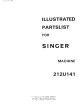 SINGER 212U141 Parts List