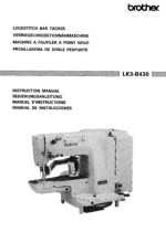 BROTHER LK3-B430 Instruction Manual Is HERE