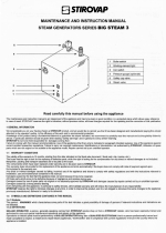 STIROVAP BIG STEAM 3 Instructions