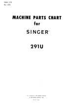 SINGER 291U Parts Book