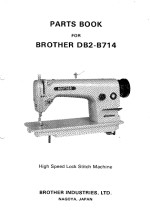 BROTHER DB2-B755Mk2 and DB2-B714 Parts Book