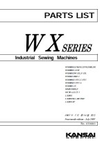 KANSAI SPECIAL WX Series Parts Book
